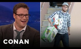 Seth Rogen Is A Toilet Paper Connoisseur | CONAN on TBS